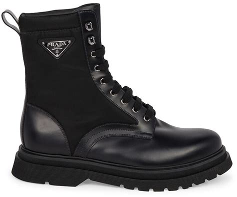 Prada Millerighe Combat Boots 